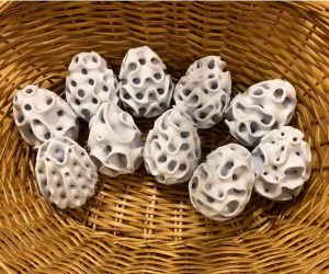 Ten Minimal Surface Eggs 3D Models