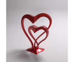Endless Loop Heart 3D Models