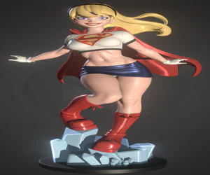 Supergirl 3D Models