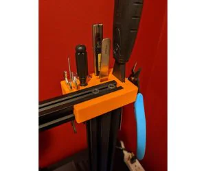 Ender 3 V2 Tool Holder Plus Knife And Tweezers 3D Models