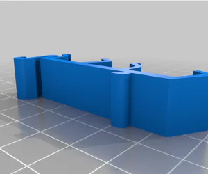 Wago 221 Din Rail Holder 3D Models