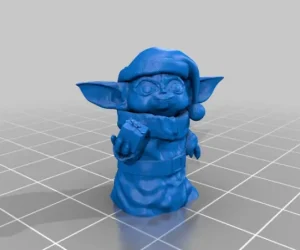 Baby Yoda Xmas Outift 3D Models