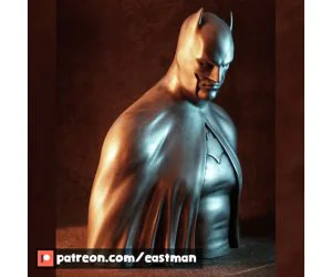 Batman The Caped Crusader Bust Fan Art 3D Models