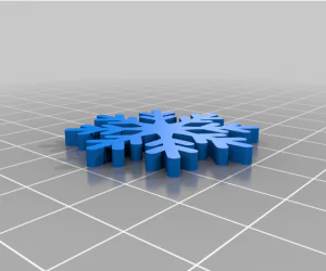 Snowflakes Set 3D Models