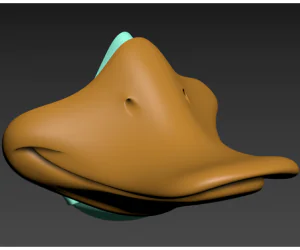 Covid19 Mask Cap Duckbill Edition 3D Models
