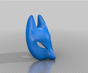 Fox Mask Kitsunemegitsune 3D Models