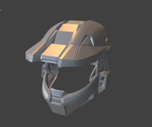 Halo 3 Mark 6 Helmet 3D Models