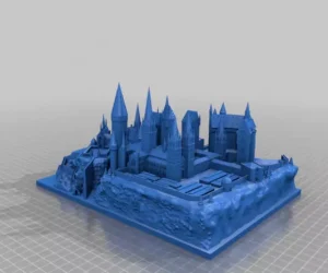 Harry Potter Hogwarts Poudlard Fixed 3D Models