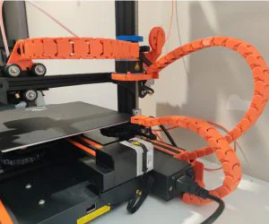 Cable Chains And Connectors For Ender3 V2 Full Set 3D Models
