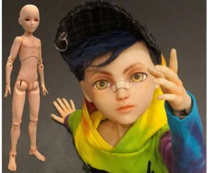 Male Ball Jointed Doll Bjd 3D Models