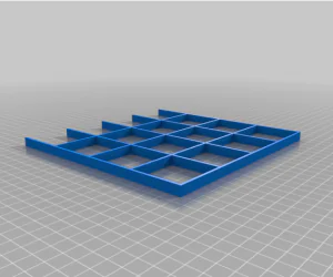 Chess Board Resin Filled 3D Models