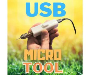 Usb Micro Drill Tool 3D Models