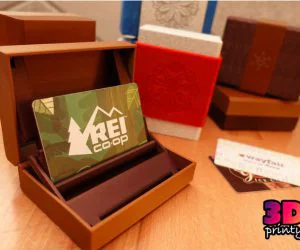 Popup Gift Card Box 3D Models