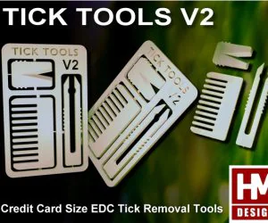 Tick Tools Card 3D Models