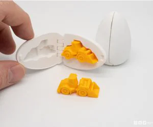 Surprise Egg 3 V2 Tiny Wheel Loader 3D Models