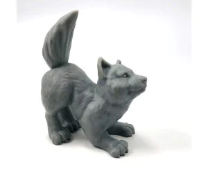 Wolfie Supports Free Wolf Cub Sculpt 3D Models