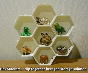 Hex Stackers 3D Models
