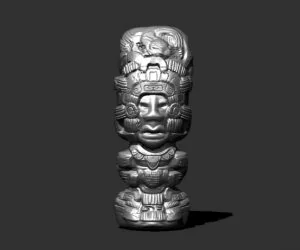 Mayan Statue 3D Models