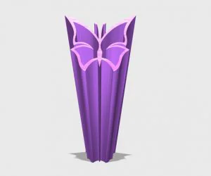 Butterfly Vase 3D Models