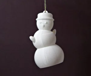Dancing Snowman Ornament 3D Models
