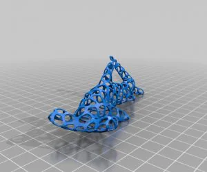 Voronoi Hammerhead Shark 3D Models