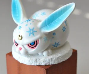 Evil Snow Bunny 3D Models