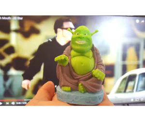 Multicolor Buddha Shrek 3D Models