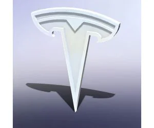 Tesla Emblem 3D Models
