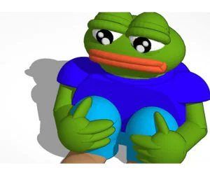Sad Pepe 3D Models
