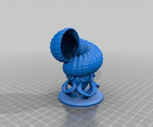 Custom Shell Mini House For Plants 3D Models