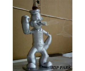 Popeye The Sailor Backflow Incense 3D Models