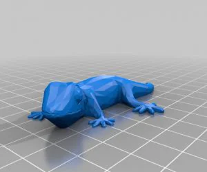 Low Poly Gecko 3D Models