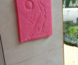 Horus As A Falcon Sticker 3D Models