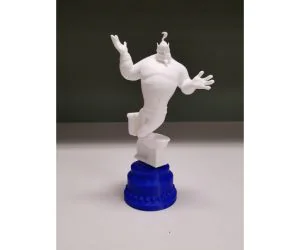 Toilet Genie Trophy 3D Models