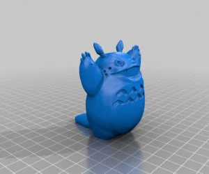 High Poly Totoro 3D Models