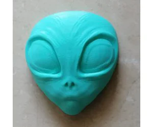 Alien Face 3D Models