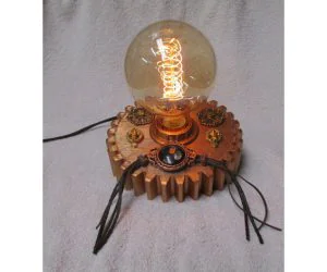 Edison Gear Lamp 3D Models