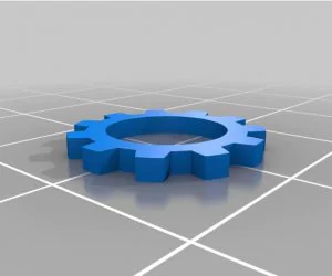 Steampunk Simple Cogs 3D Models