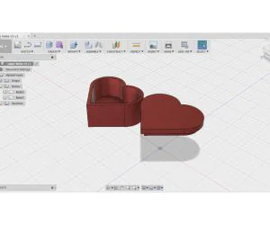 Boite Coeur Saint Valentin V2 3D Models