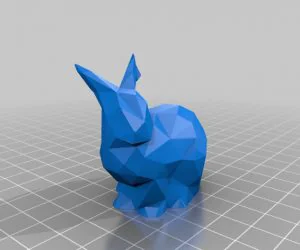 Low Poly Bunny 3D Models