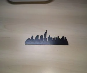 New York Silhouette 3D Models