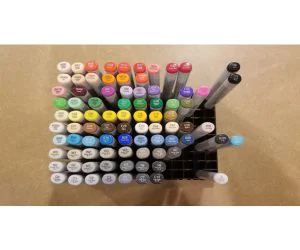 Marker Manager 120 For Copic Sketch Markers 3D Models