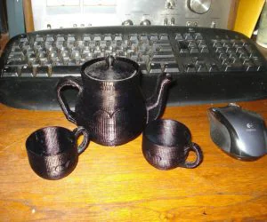 Tea Set 3D Models