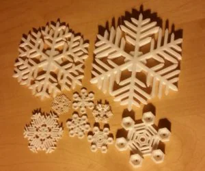 Snowflakes 3D Models