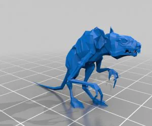 Stalker Mutant Rat 3D Models