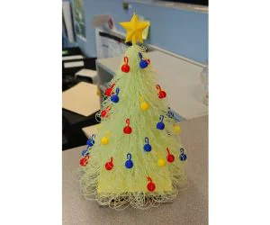 Ez Print Christmas Tree Ornaments With Star 3D Models