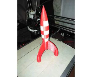Fusée De Tintin Tintin Rocket 3D Models