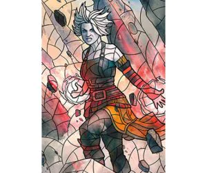 Nahiri Storm Of Stone Stained Glass Litho 3D Models
