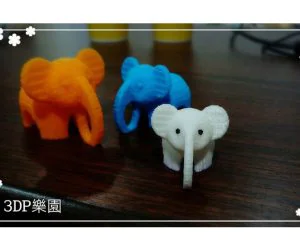 Voxel 3D Model Elephant 3D Models