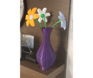 Pin Flower With A Stem 3D Models